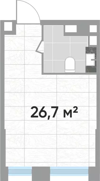 Помещение свободного назначения в Москва Зорге 9 жилой комплекс, 9Ак6 ... - Фото 2