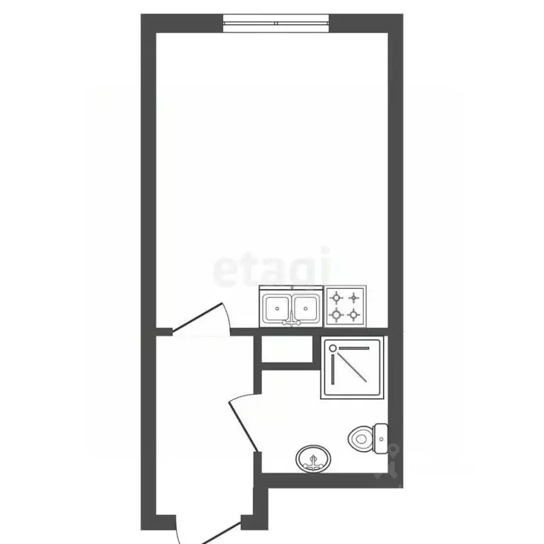 1-к кв. Санкт-Петербург просп. Большевиков, 68к1 (36.3 м) - Фото 2