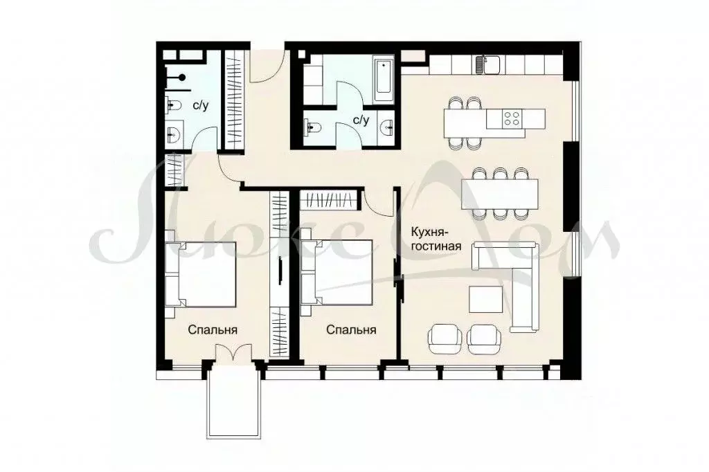 3-к кв. Москва ул. Братьев Фонченко, 1к4 (117.2 м) - Фото 1