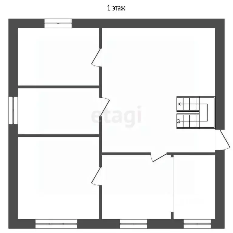 Дом в Мордовия, Саранск Чернобыльская ул., 21 (100 м) - Фото 2