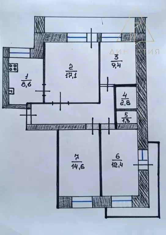 4-к кв. Башкортостан, Уфа ул. Кирова, 47 (82.5 м) - Фото 0