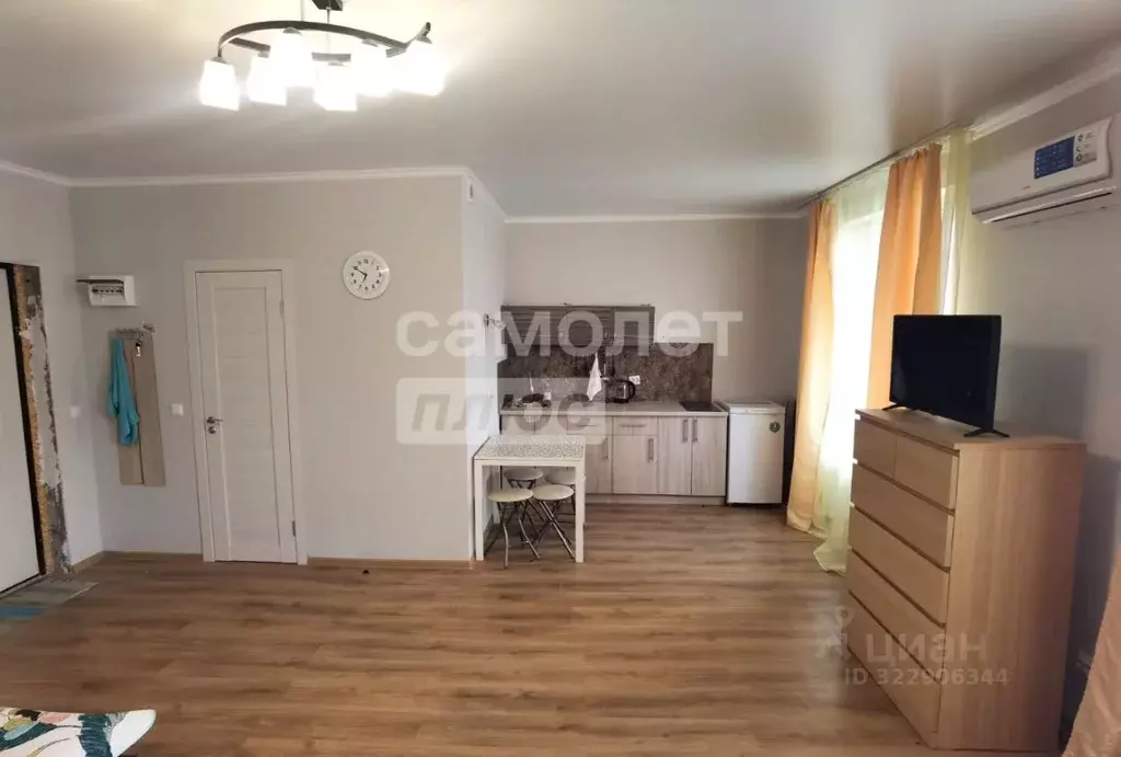 Студия Краснодарский край, Анапа ул. Мирная, 29к1 (33.3 м) - Фото 1