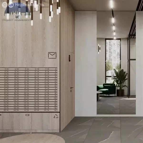 2-комнатная квартира: Казань, улица Родины, 1 (55.59 м) - Фото 1