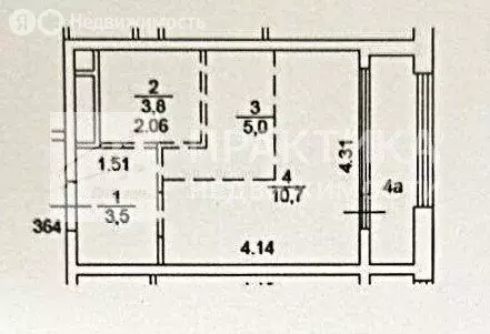 Квартира-студия: Москва, 3-я Хорошёвская улица, 17А (25 м) - Фото 1