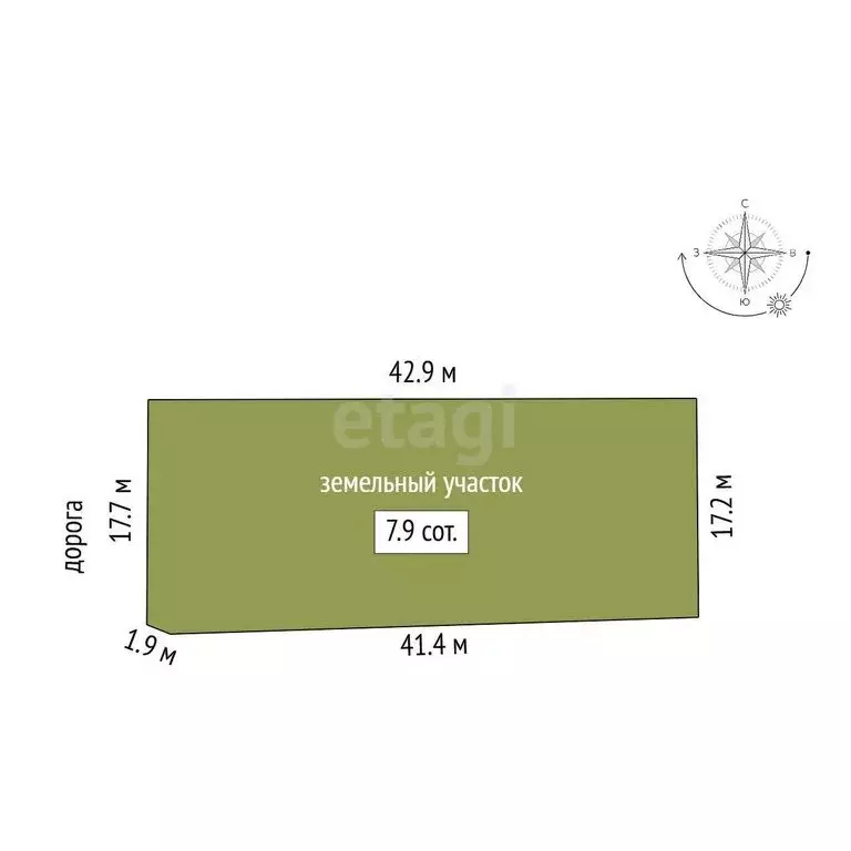 Участок в Альметьевск, микрорайон ДСРК (8 м) - Фото 1