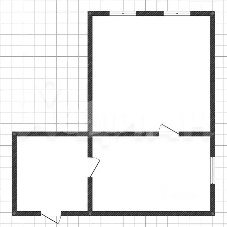 1-к кв. Курская область, Курск ул. Ухтомского, 6А (27.9 м) - Фото 2