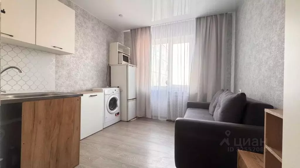 Студия Красноярский край, Красноярск Зеленая Роща мкр, ул. ... - Фото 1