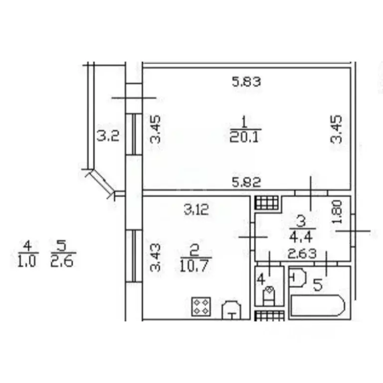 1-к кв. Санкт-Петербург Мебельная ул., 45к2 (38.8 м) - Фото 2
