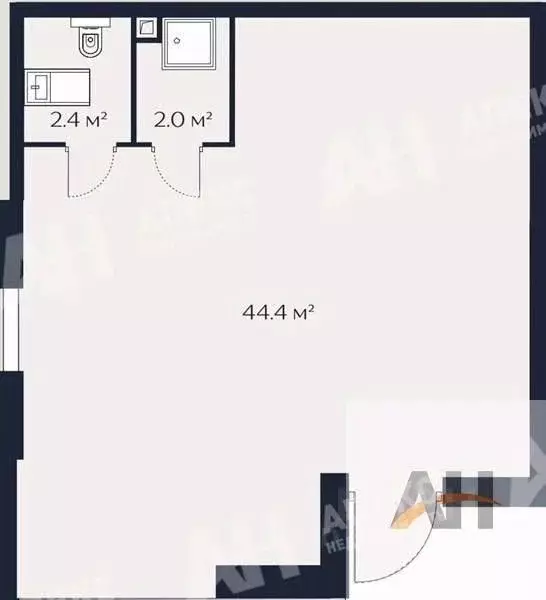 Помещение свободного назначения в Москва Гродненская ул., 3С1 (49 м) - Фото 1