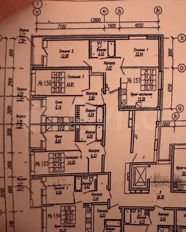 2-к. квартира, 54 м, 5/6 эт. - Фото 0