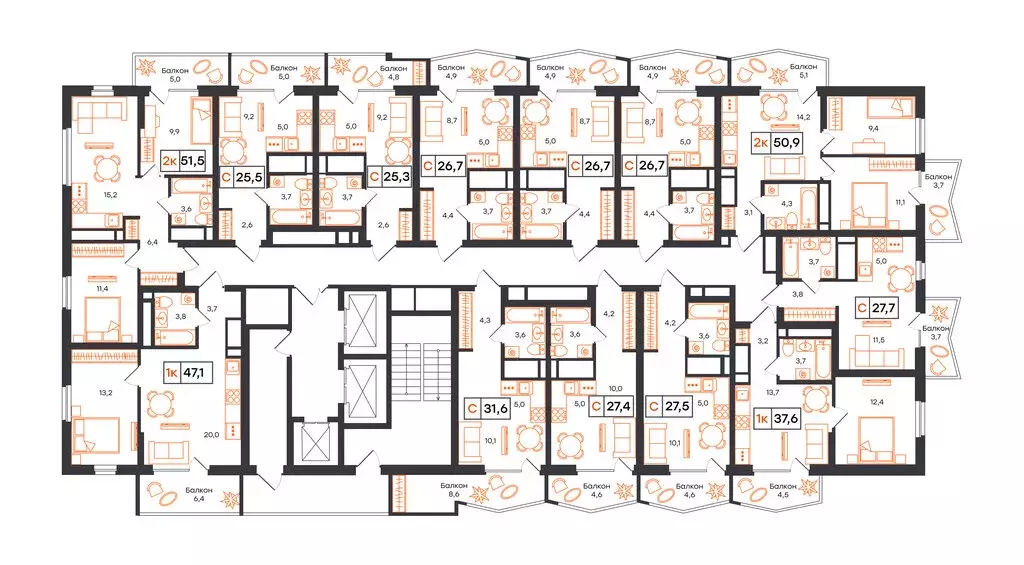 Квартира-студия: Екатеринбург, улица Патриса Лумумбы, 54 (25.5 м) - Фото 2