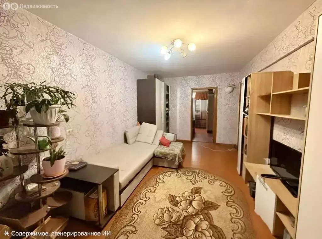 2-комнатная квартира: Усольский район, рабочий посёлок Белореченский, ... - Фото 1