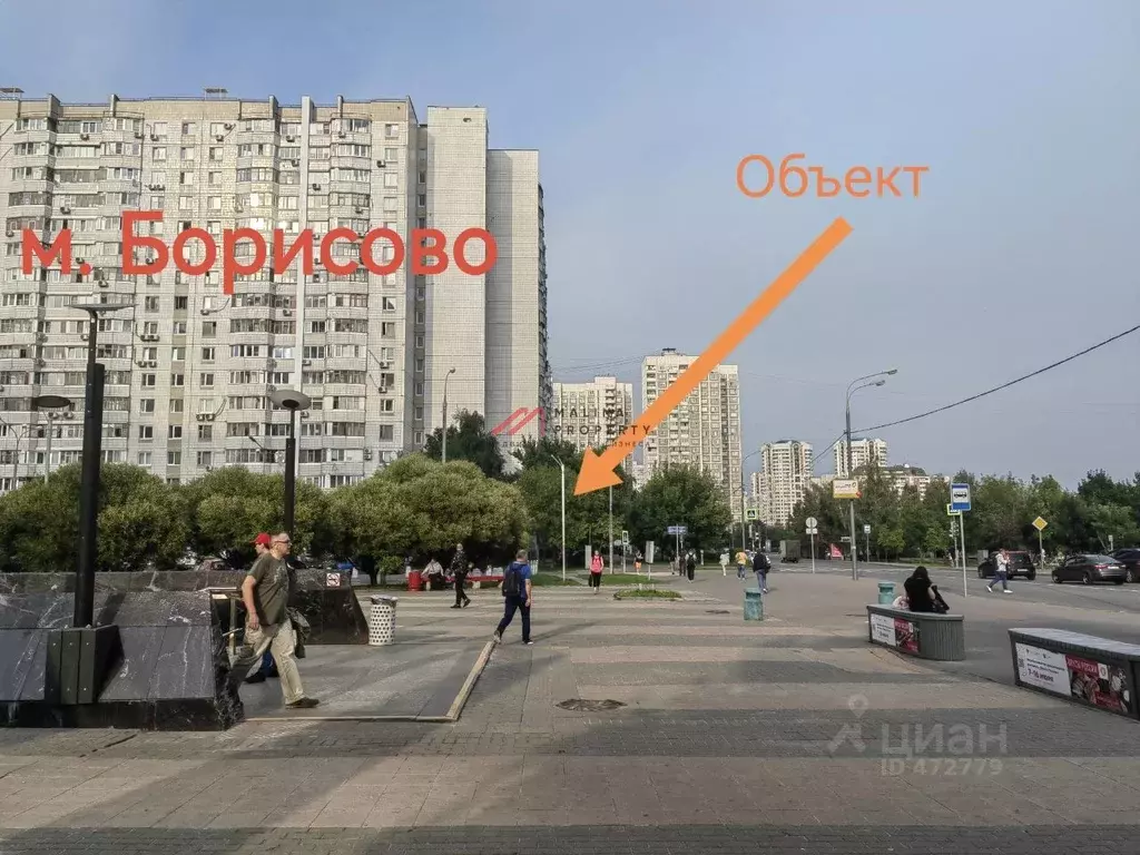 Торговая площадь в Москва ул. Борисовские Пруды, 14К4 (62 м) - Фото 1