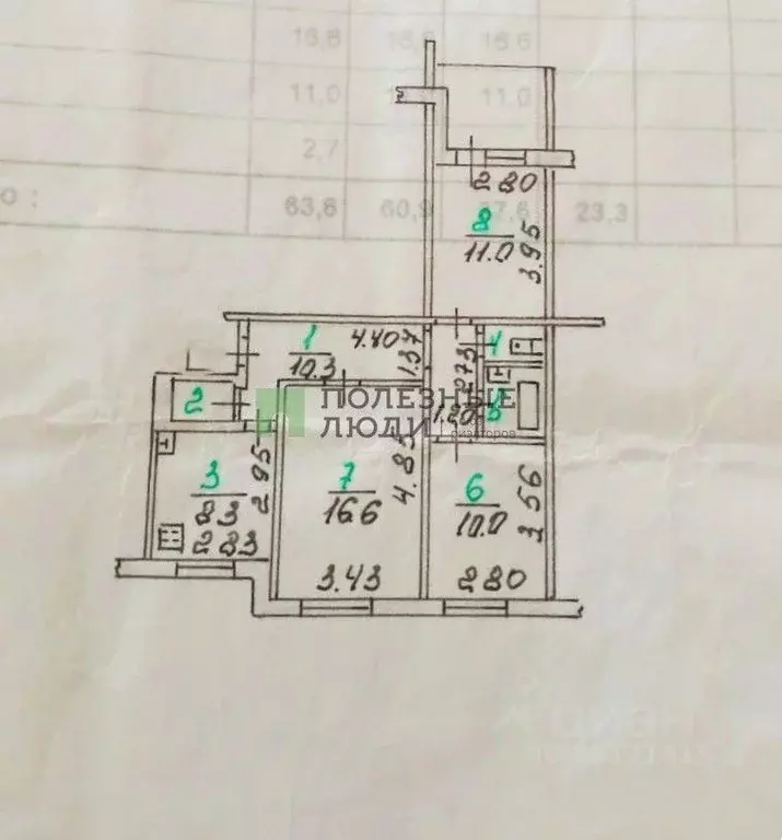 3-к кв. Орловская область, Орел ул. Достоевского, 4 (63.6 м) - Фото 1