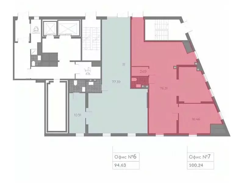 Помещение свободного назначения в Санкт-Петербург просп. Крузенштерна, ... - Фото 2