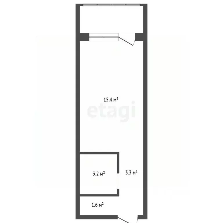 Студия Воронежская область, Воронеж ул. Независимости, 78к3 (25.0 м) - Фото 2
