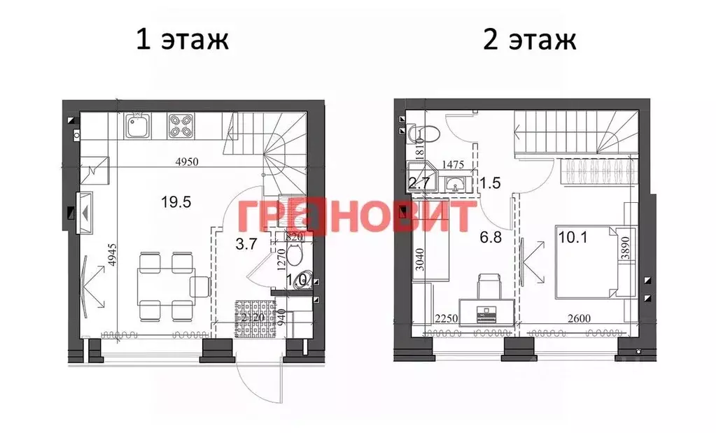 2-к кв. Новосибирская область, Новосибирский район, Мичуринский ... - Фото 1