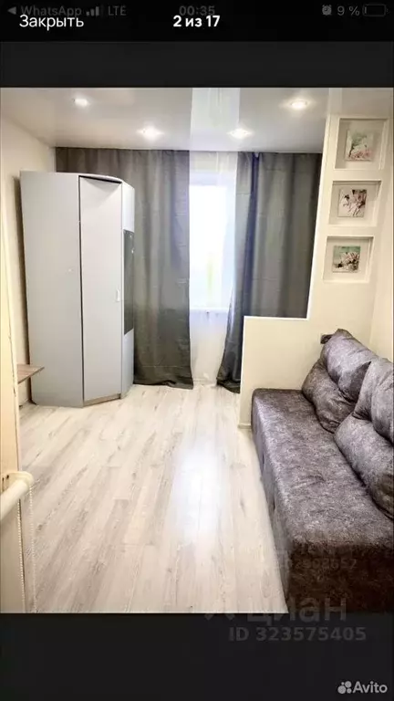 1-к кв. Красноярский край, Красноярск Волжская ул., 5 (16.9 м) - Фото 2