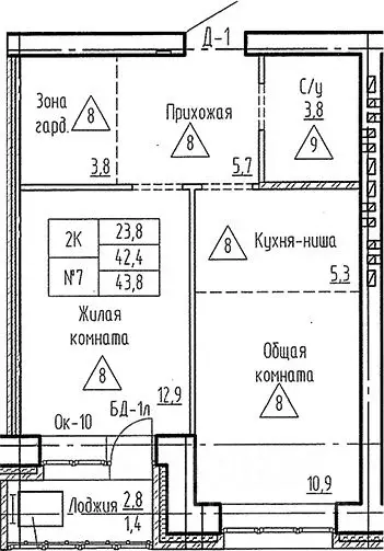 2-к кв. Новосибирская область, Новосибирский район, Мичуринский ... - Фото 0