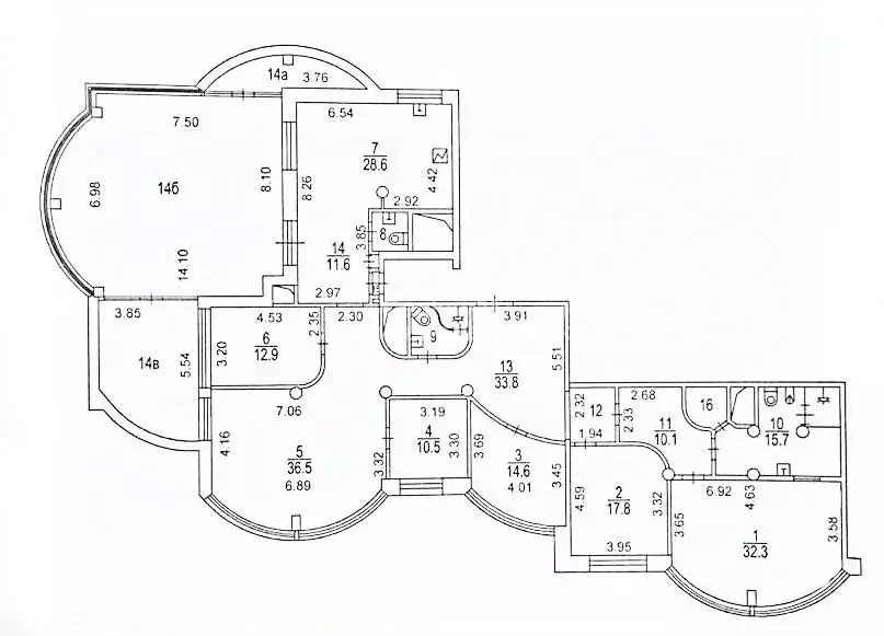 6-к кв. Москва Карамышевская наб., 48К2 (239.0 м) - Фото 2