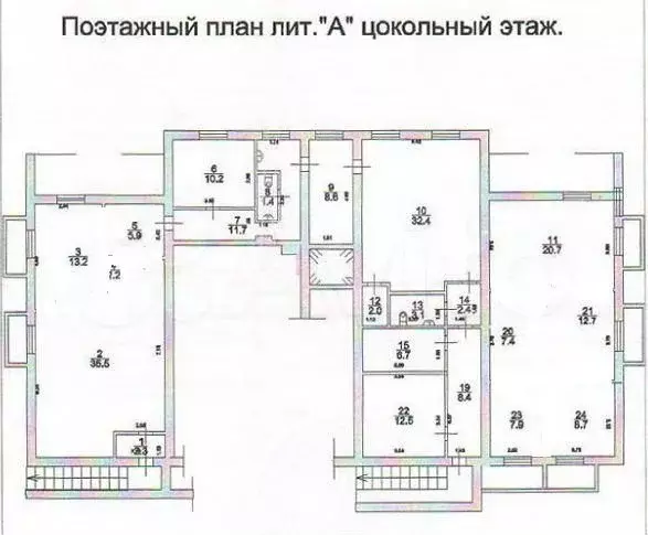 Помещение под офис, хостел и др., 216 м - Фото 1