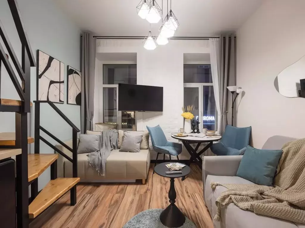 Студия Санкт-Петербург Ропшинская ул., 1/32 (20.0 м) - Фото 1