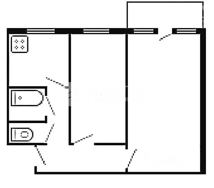 2-к кв. Московская область, Мытищи Силикатная ул., 37к2 (43.0 м) - Фото 2