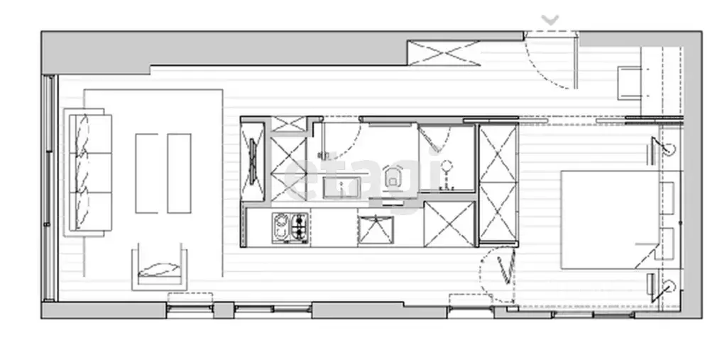Дом в Костромская область, Кострома ул. Свердлова, 121 (39 м) - Фото 2