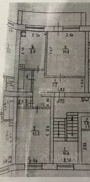 2-к кв. Липецкая область, Липецкий муниципальный округ, с. Боринское ... - Фото 2