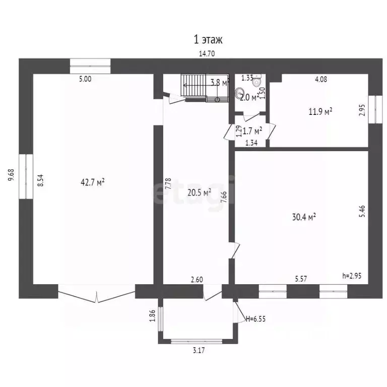 Офис в Ханты-Мансийский АО, Ханты-Мансийск Южный пер., 16А (235 м) - Фото 2