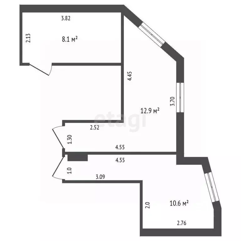 Студия Краснодарский край, Геленджик Курортная ул., 14Бк3 (23.5 м) - Фото 0