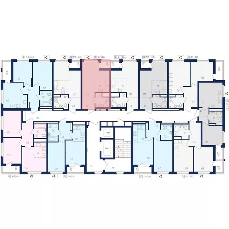 1-к кв. Башкортостан, Уфа ул. Евгения Столярова, 13 (24.6 м) - Фото 2