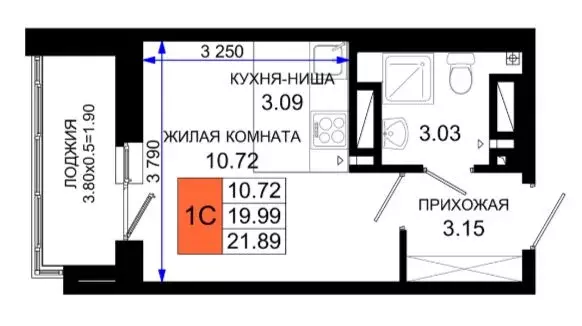 Студия Ростовская область, Ростов-на-Дону Нефтекачка кв-л, Октябрь ... - Фото 0