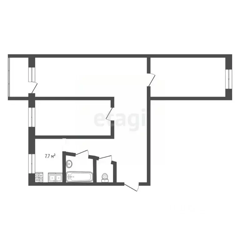 3-к кв. Владимирская область, Муром Орловская ул., 11 (58.4 м) - Фото 1
