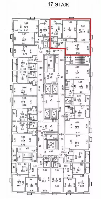 Аукцион: 3-к. квартира, 90,5 м, 17/24 эт. - Фото 1