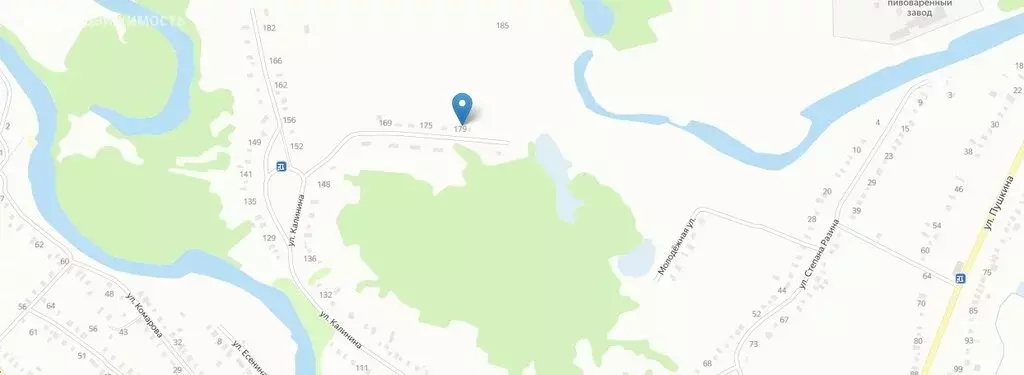 2-комнатная квартира: Калининск, улица Калинина, 179 (40.5 м) - Фото 1