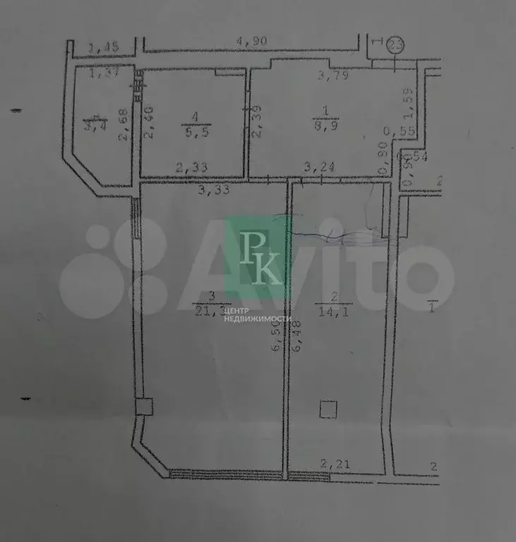 1-к. квартира, 51 м, 4/10 эт. - Фото 0