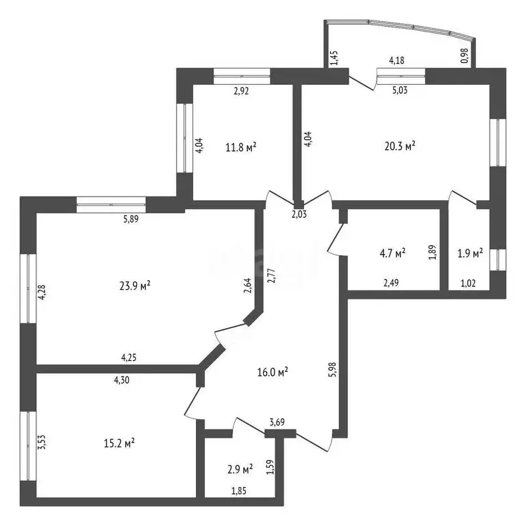 3-комнатная квартира: Благовещенск, Зейская улица, 222 (98.3 м) - Фото 0