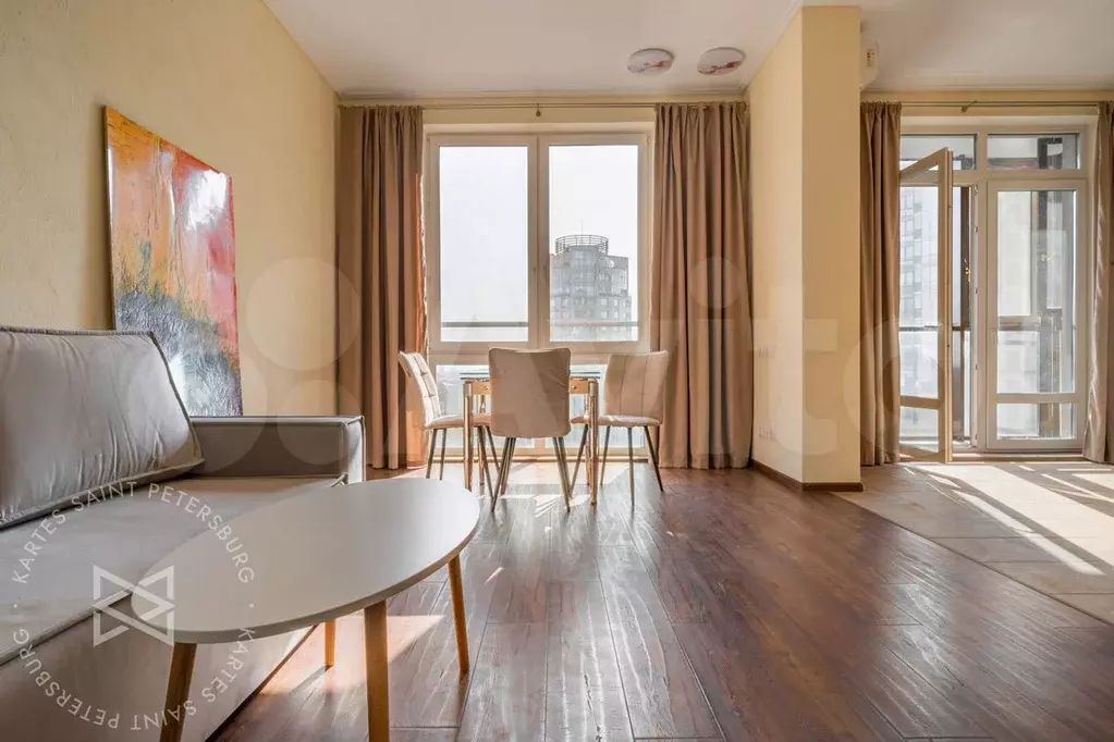 2-к. квартира, 74,5 м, 15/26 эт. - Фото 1