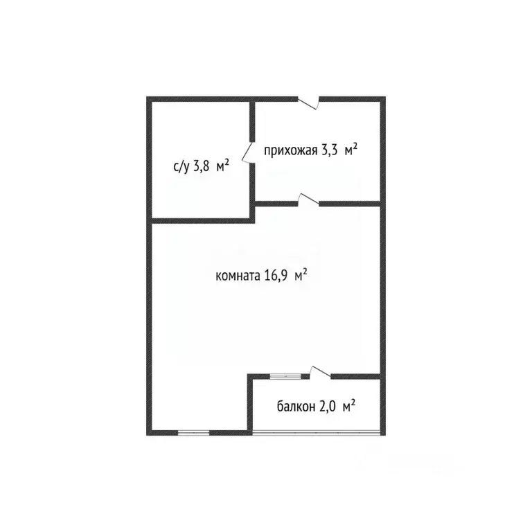 Студия Краснодарский край, Краснодар Новознаменский жилрайон, ул. ... - Фото 1