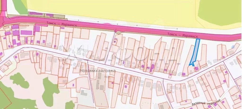 Участок в Томская область, Томский район, д. Новомихайловка ... - Фото 2