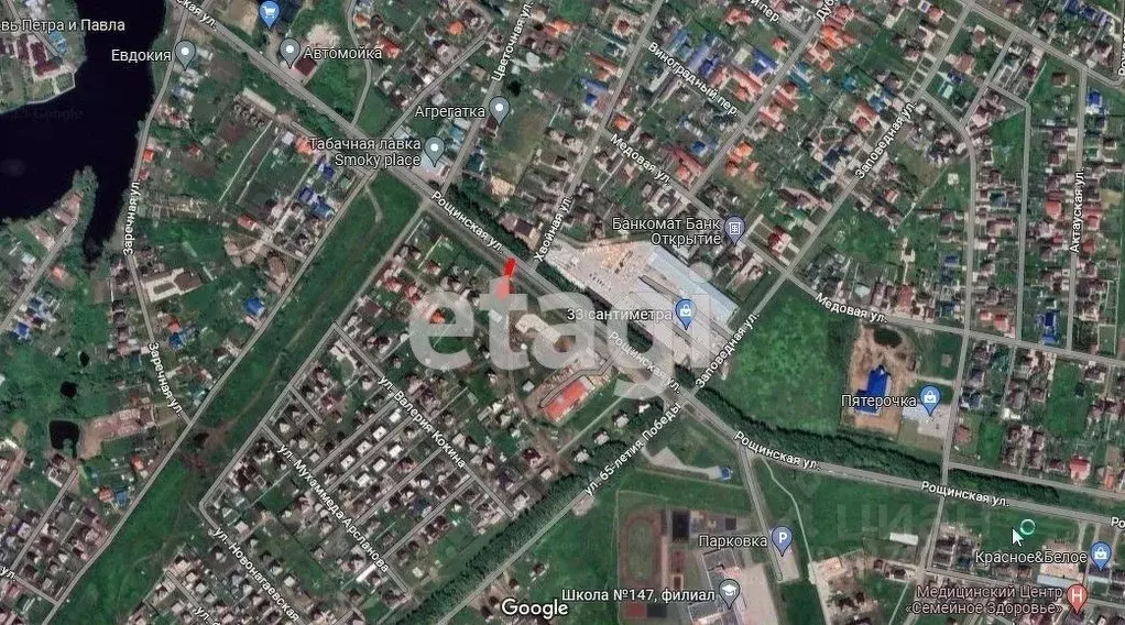 Торговая площадь в Башкортостан, Уфа городской округ, с. Нагаево ул. ... - Фото 1