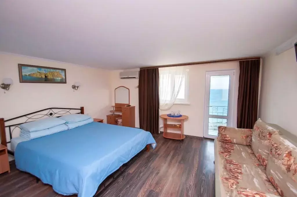 Комната Крым, Феодосия муниципальный округ, Коктебель пгт пер. Серова, ... - Фото 1