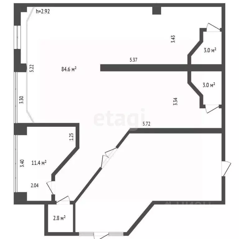 Торговая площадь в Ямало-Ненецкий АО, Новый Уренгой Энтузиастов мкр, 4 ... - Фото 1