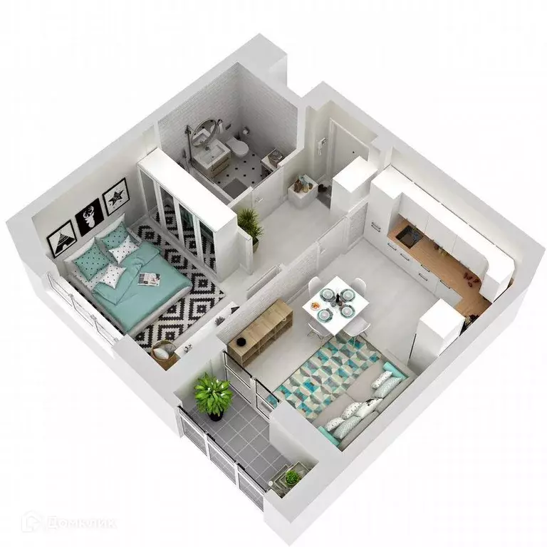 Продаётся 1-к квартира, 36.3 м - Фото 1