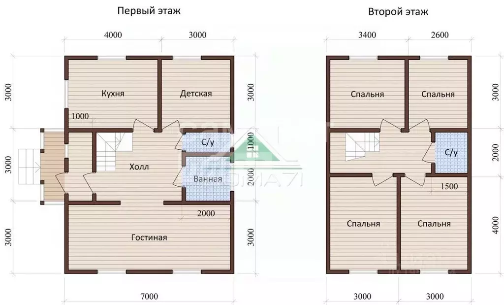 Дом в Томская область, Томский район, с. Калтай Новая ул., 39 (135 м) - Фото 2