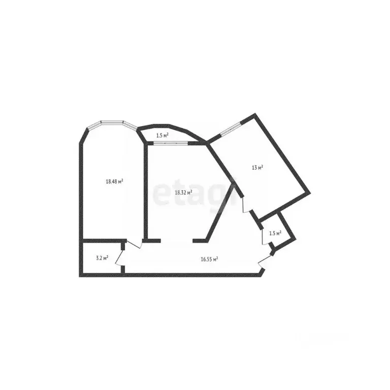 2-к кв. Дагестан, Махачкала ул. Шелковая, 18 (73.0 м) - Фото 1