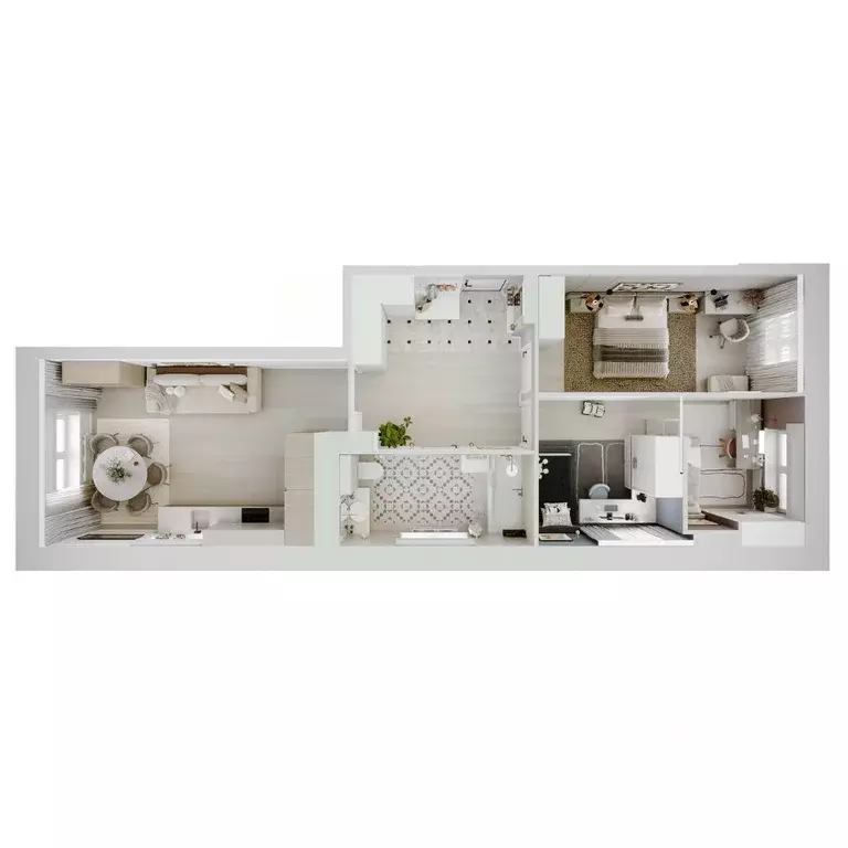 3-к кв. Пермский край, Пермь Парковый просп., 24 (66.6 м) - Фото 2