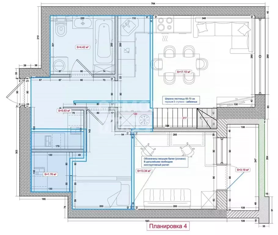 2-к кв. Москва Аминьевское ш., 4Дк3литА (60.0 м) - Фото 2