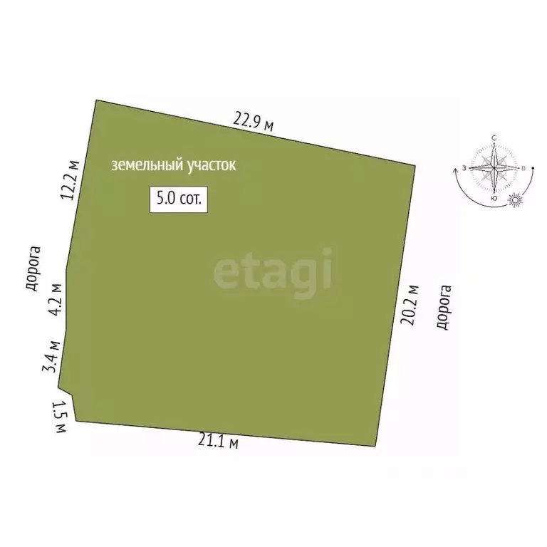 Участок в Крым, Белогорск ул. Щелкина (4.97 сот.) - Фото 2